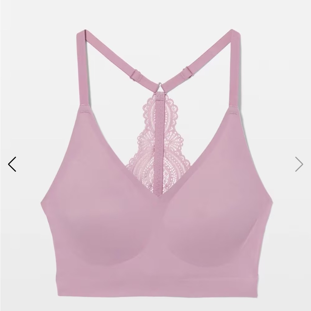 SOMA Enbliss Racerback Bralette with Lace Back NEW
